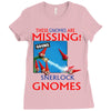 Sherlock Gnomes Ladies Fitted T-Shirt