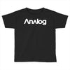 analog white logo Toddler T-shirt