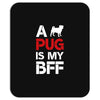 a pug is my bff Mousepad