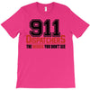 911 dispatcher heroes black logo T-Shirt