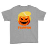 trumpkin funny donald trump pumpkin Youth Tee