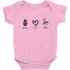 peace love coffee Baby Onesie