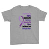supporting the fighter, admiring the survivors, honoring the taken Youth Tee