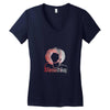 #IMWITHKAP (f154) Women's V-Neck T-Shirt