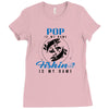 Pop is my Name Fishing Is My Game Ladies Fitted T-Shirt
