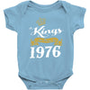 kings are born in 1976 Baby Onesie