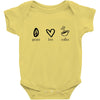 peace love coffee Baby Onesie