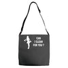 can i clean for you Adjustable Strap Totes
