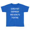surely not everybody was kung fu fighting Toddler T-shirt