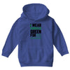 i wear emerald green for liver cancer awareness Youth Hoodie