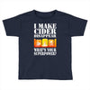 funny i make cider disappear, ideal gift or birthday present. Toddler T-shirt