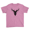 deer head vector Youth Tee