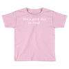 it's a good day to read text Toddler T-shirt