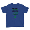 you can't scare or beat me i have been through liver cancer Youth Tee