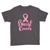 breast cancer pink ribbon Youth Tee