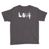 love  funny weapons retro war urban art guns knife cool peace Youth Tee