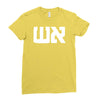 funny mens t shirt short sleeve tee Ladies Fitted T-Shirt