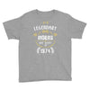legendary riders are born in 1974 Youth Tee