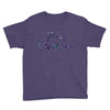 merry christmas colorful glitter Youth Tee