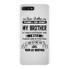 Thanks For Being My Brother, Love, Your Lil Brother iPhone 7 Plus Shell Case