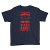 horror movies, pizza and beer Youth Tee