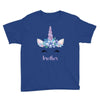 birthday unicorn family series brother Youth Tee
