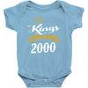 kings are born in 2000 Baby Onesie