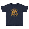 what happens in camper stays in camper vintage style camp funny Toddler T-shirt