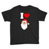 i love santa noel Youth Tee