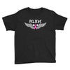 angel wing believe breast cancer Youth Tee