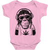 monkey hipster Baby Onesie
