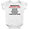 Smartass January Girl Baby Onesie