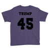 Trump 45 jersey number Youth Tee