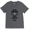 sorry this guy is already taken by a super sexy  july girl V-Neck Tee