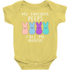 peeps bunnies Baby Onesie