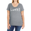 icke evolution Ladies Curvy T-Shirt