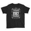 vintage made in 1987 perfectly aged a living legend Youth Tee