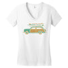 surf car Women's V-Neck T-Shirt