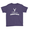 buck merry christmas Youth Tee
