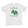 To The Disco (Unicorn Riding Triceratops) Youth Tee