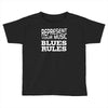 blues rules Toddler T-shirt