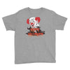 happy halloween clown Youth Tee
