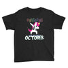 october born unicorns Youth Tee