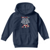 mama bear message Youth Hoodie