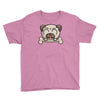 cute pug dog Youth Tee