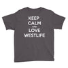 westlife white logo Youth Tee