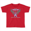 my hero is now my angel stomach cancer awareness Toddler T-shirt