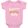 queens are born in july Baby Onesie
