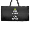 Keep Calm and Play Tennis Weekender Totes