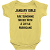 January Girls Baby Onesie